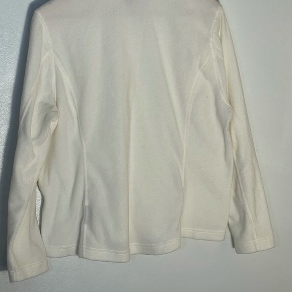 Land’s End Polartec Fleece Large Ivory Color - Picture 6 of 7